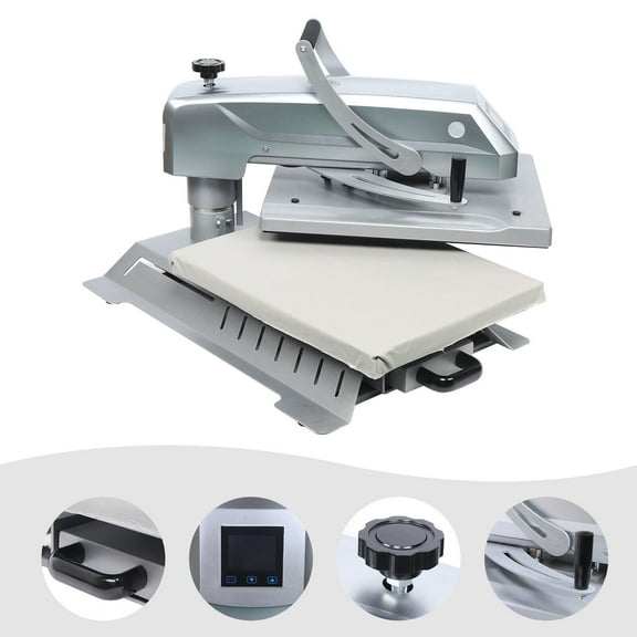 16" x 20" Digital T-Shirt Heat Press Sublimation Transfer Machine Swing Away