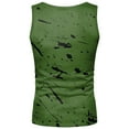 thumbnail image 5 of KPOPLK Mens Sports Fitness Basketball Training Round Neck Loose Outdoor Running Quick Drying Breathable Sleeveless T Shirt Vest M Green, 5 of 5