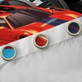 thumbnail image 4 of Feelyou Red Racing Car Blackout Curtains Set of 2 (52x84 Each) for Kids, Automobile Checkered Flag Window Curtains, Extreme Sports Curtains and Drapes, Blackout Curtains Bedroom Decor, 4 of 6