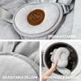 thumbnail image 3 of Babyomi Portable Baby Swings for Infants to Toddler, Electric Swing with Music Speaker, 3 Seat Positions , 5 Speeds, and Remote Control - Infant Swing for Indoor and Outdoor, Grey, 3 of 8
