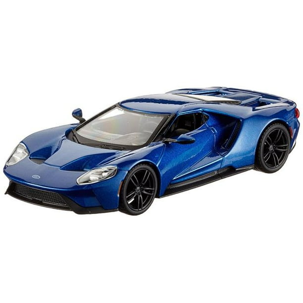 Bburago 43043BL 2017 Ford GT Blue 1 by 32 Diecast Model Car - Walmart.com - Walmart.com