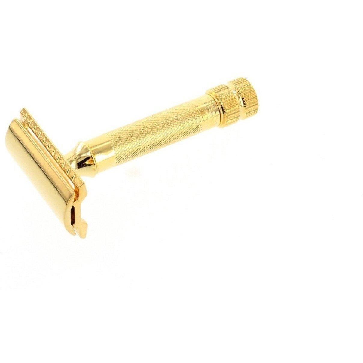 Merkur 34G Heavy Duty Classic Safety Razor, Gold