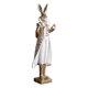 thumbnail image 2 of Figura de conejo de resina, estatua de conejo, artesanía, adorable decoración de primavera, foto decorativa Conejo macho, 2 of 7