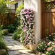 thumbnail image 2 of Flores colgantes de glicinia artificial, enredaderas colgantes de seda, guirnalda de glicinia artificial para cubrir arcos de boda, muros, vallas de jardín, decoración de interiores y, 2 of 6
