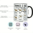 thumbnail image 5 of 11 Oz Ceramic Coffee Cup with Funny Goat Theme-The Perfect Gift for Goat Lovers, Women and Goat Mothers (Black Mango), 5 of 5