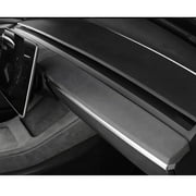 Tesla Model 3, Y Dashboard Cap Cover, Alcantara Leather, Dark Gray, 2017-2020