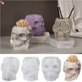 thumbnail image 2 of Moldes De Resina De Calavera , Grande 3D Silicona De Almacenamiento De Bricolaje Para La Fabricación De Velas Epoxi, 2 of 4