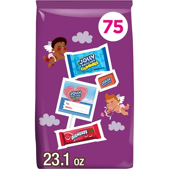 Jolly Rancher and Airheads® Assorted Fruit Flavored, Valentine's Day Candy Variety Bag, 23.1 oz (75 Pieces)