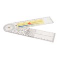 thumbnail image 1 of SUTENGDA Spinal Goniometer 12 Inch Goniometer  Transparent Orthopedic Angle Ruler Plastic Goniometer 360 Degree Goniometer Angle Protractor Goniometer For Body Measuring Tape Goniometer P, 1 of 7