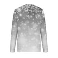 thumbnail image 5 of Économies de Rentrée Scolaire! Aqestyerly Haut de Noël pour Femmes Liquidation Mode T-Shirt Décontracté à Manches Longues Col Rond Imprimé Blouse Tops, 5 of 5
