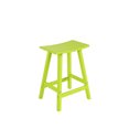 thumbnail image 3 of GARDEN 24" Inches Adirondack Plastic Outdoor Bar Stools (Set of 2), Lime, 3 of 7
