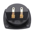 thumbnail image 3 of funtasica Round Copper 2-Way Sound Speaker Junction Box Terminal Binding Post #2 2, 3 of 7