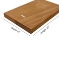 thumbnail image 2 of African Mahogany/Khaya Exotic Electric/Bass Guitar Wood Body Blanks Single Piece 21" x 14" x 1-3/4" (Planed) - Unique and Stunning Options for Your Build, 2 of 7