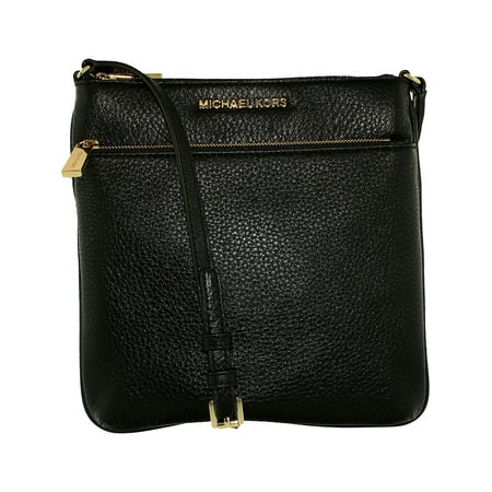 - Michael Kors Women's Small Riley Pebbled Leather Crossbody Leather Cross Body Bag - Black