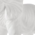 thumbnail image 2 of Benjara BM263576 Ceramic Elephant Design Accent Decor with Raised Trunk, White, 2 of 5