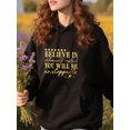 thumbnail image 3 of Success Motivational Hoodie for Men Women, Inspirational Pullover Hooded Sweatshirt, Cozy Cotton Poly Blend, Positive Casual Outfit, 3 of 5