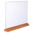 thumbnail image 4 of OUNONA  Table Sign Holder Wedding Signs Menu Holders for Tables Plaque, 4 of 8