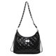 thumbnail image 1 of Bolso de hombro de alta gama para mujer, estilo nicho de moda, con cadena de diamantes, versátil, tipo mensajero, 2025, 1 of 5