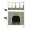 thumbnail image 6 of TRIXIE natura 1-Story Weatherproof Elevated Outdoor Cat Shelter with Balcony, Gray, 6 of 6