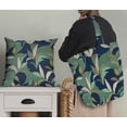 thumbnail image 5 of Soimoi Polyester Fleece Blue Fabric By the Yard - 56 Inch Wide - Leaves Print Fabric - Nature - Inspired Elegance for Apparel and Decor Printed Fabric, 5 of 6