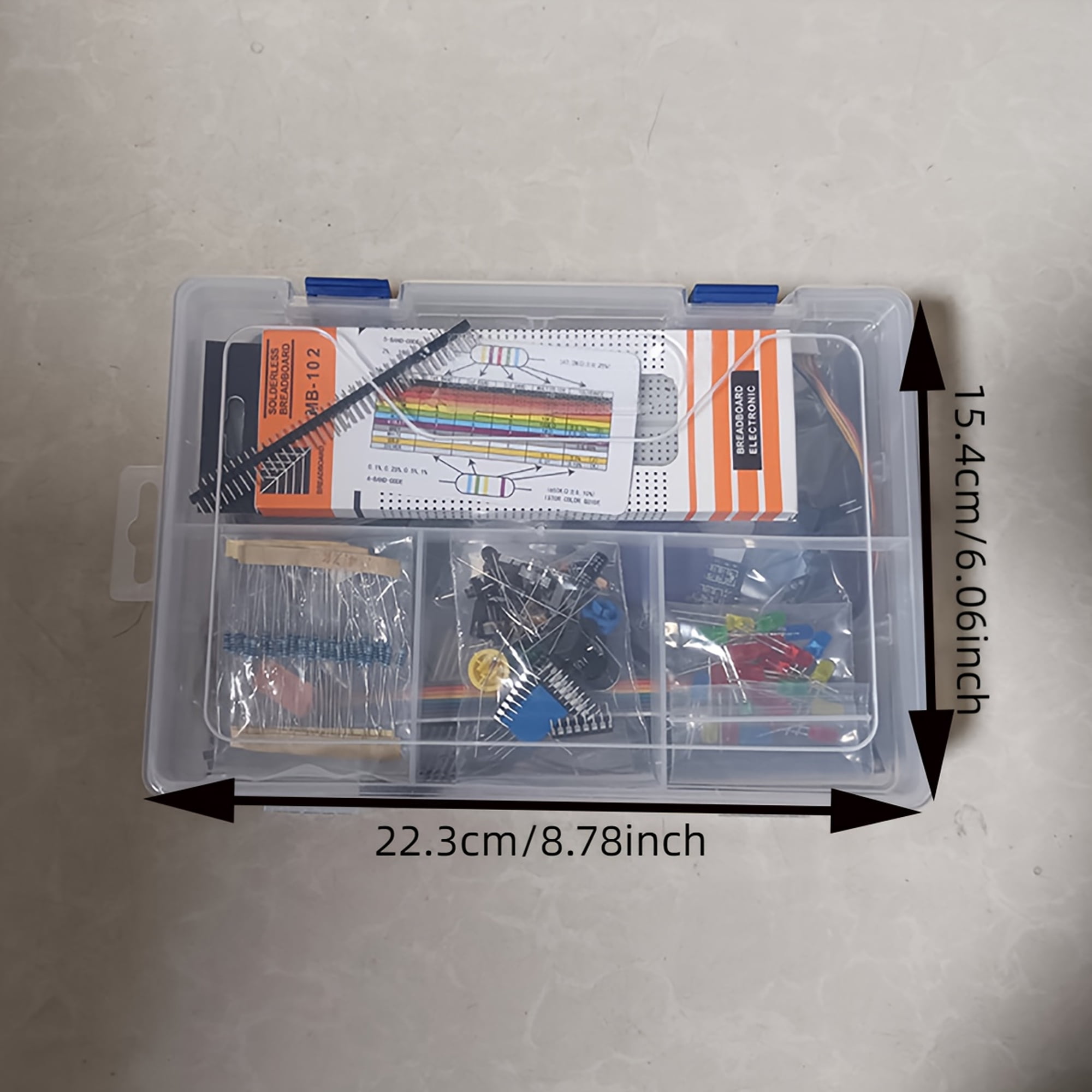 Full Starter Learning Kit for Arduino MEGA 2560, LCD1602 Display & Servo Motor Included