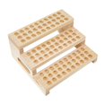 thumbnail image 1 of Estante de madera para exhibir lápices labiales, soporte para aceites esenciales, organizador de lápices labiales para oficina, ranura de 2 cm de, 1 of 7