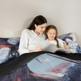 thumbnail image 5 of Homewish Kawaii Flying Dragon Bedding Comforter Set for Kids, Gothic Cartoon Animal Twin Comforter Sets, Winter Snow Mountain Reversible Bedding Set, Super Cozy Room Decor, 2pcs, 5 of 8