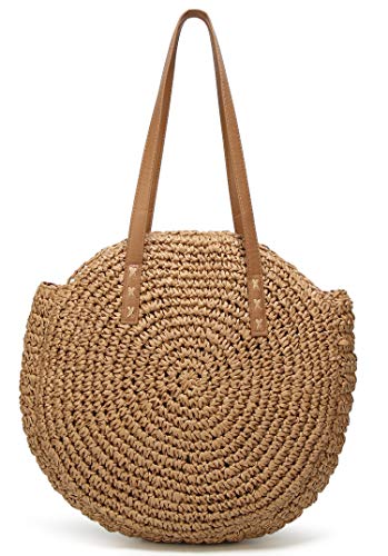 large straw beach bag