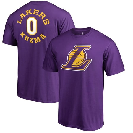 Kyle Korver Nba - Kyle Kuzma Los Angeles Lakers Fanatics Branded Round About Name & Number T-Shirt - Purple