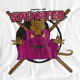 thumbnail image 2 of Tmnt T-Shirt Radical Rat Splinter Unisex Graphic Tee For Men & Women, 2 of 7