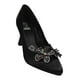 thumbnail image 1 of ZAPATILLA VESTIR LEON MUJER NEGRO SATIN 494936 LEON  494936p, 1 of 4