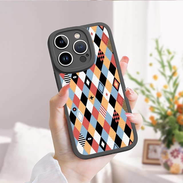 Mantenga su iPhone seguro y a la moda: funda de teléfono de goma TPU con patrón de dibujos animados único