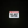 thumbnail image 6 of TRADESAFE Danger Do Not Enter Sign, No Entry Wall Safety Signs, 14” x 10”, 40 Mil Aluminum Safety Sign, 6 of 6