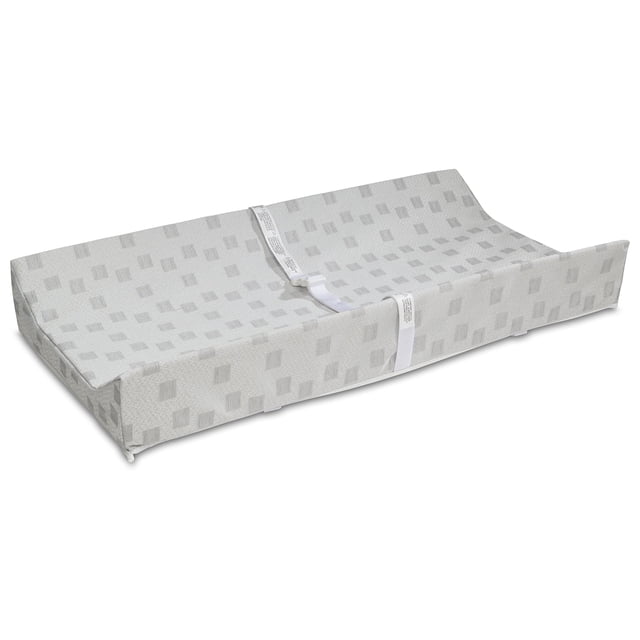 Cambiador de pañales impermeable para bebés y bebés, Beautyrest Platinum, blanco