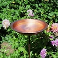 thumbnail image 3 of Achla Hammered Solid Copper Bird Bath with Stake, 3 of 4