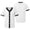 White, variant on Boys Button Down Plain Baseball Jersey V Neck Softball Team Uniform Hip Hop Short Sleeve Active Shirts White 80