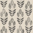 thumbnail image 2 of Beacon House Scandinavian Black Print Tulip Unpasted Non Woven Wallpaper, 20.5-in by 33-ft, 56.4 sq. ft., 2 of 4