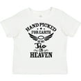 thumbnail image 3 of Inktastic Handpicked for Earth By My Tio in Heaven with Angel Wings Boys or Girls Toddler T-Shirt, 3 of 5