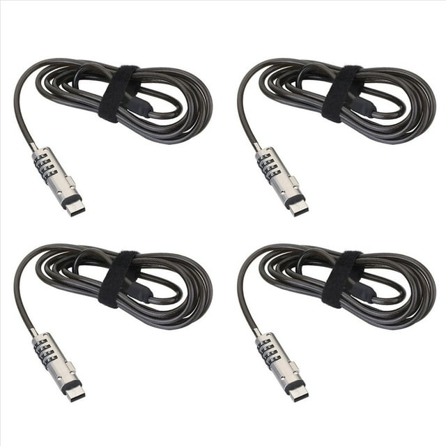 4X USB Password Lock Computer Lock Password Protection Anti-Theft Lock Universal Laptop Computer Password Lock