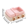 thumbnail image 2 of Silicone Ice Cream Mold Popsicle Maker with Lid DIY Homemade Ice Lolly Mold Cartoon Cute Design Household Easy-remove Ice Tray Summer Treats Easter Decorations Easter Gifts Decor, Blue, 2 of 7