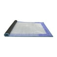 thumbnail image 2 of Ahgly Company Indoor Square Solid Blue Modern Area Rugs, 6' Square, 2 of 4