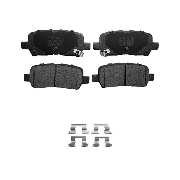 Rear Ceramic Brake Pad Kit For 2014-2016 Chevrolet Impala Limited LS, LT, LTZ, Police