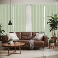 thumbnail image 2 of Ambesonne Aztec Window Curtains, Tribal National Borders, Each 28" W x 84" L, Reseda Green and Beige, 2 of 5