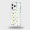 thumbnail image 1 of iPhone 15 Pro Max Clear Case - Blue and Yellow Bumble Design, 1 of 6