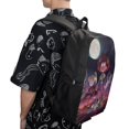 thumbnail image 5 of Amphibia Backpack, 17 Inch Laptop Backpack, Water-Resistant BookBag, Adjustable Shoulder Straps, Durable 600D Polyester, 5 of 9