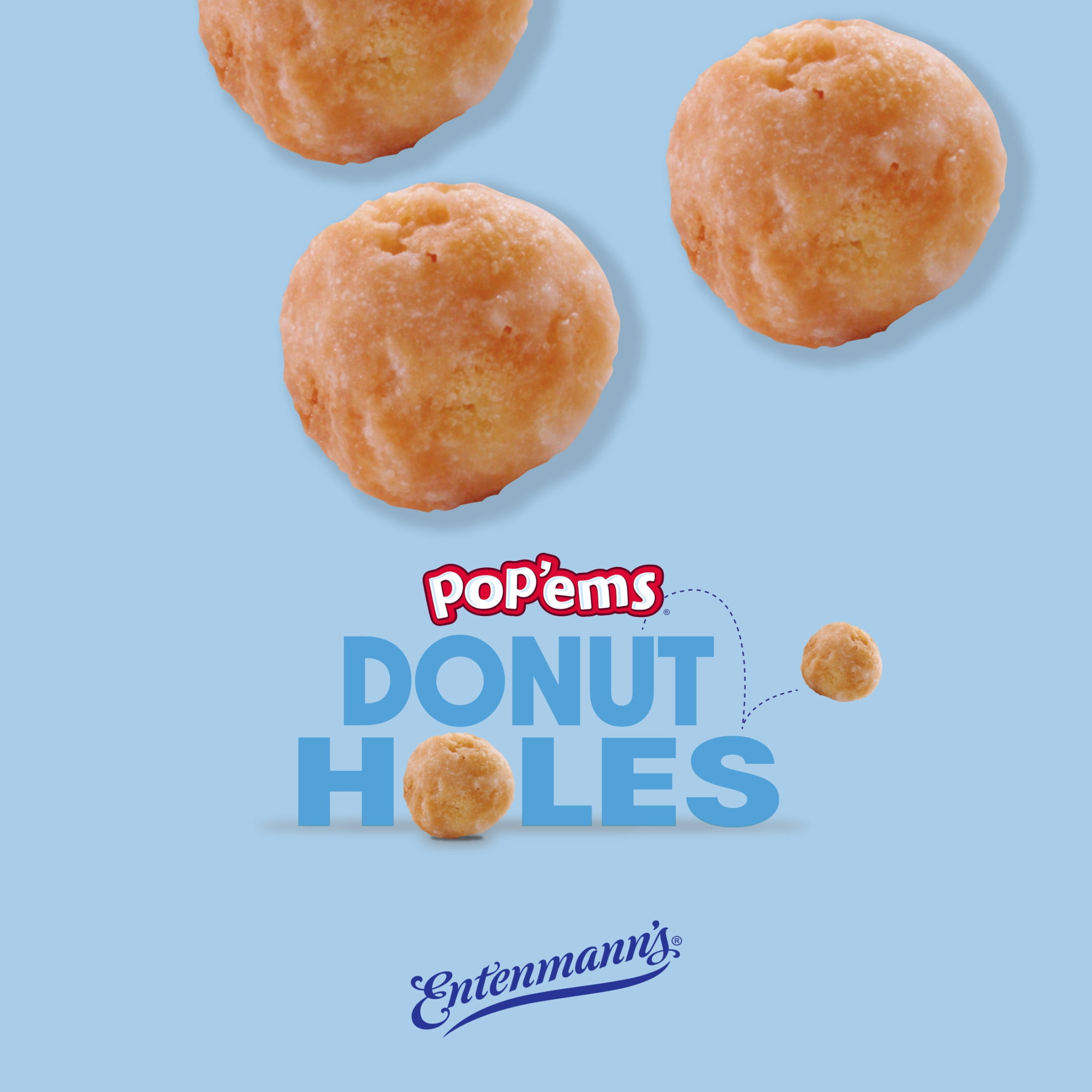 Entenmann's Pop'ems Pumpkin Donut Holes, 15 oz, Donuts, Box