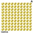 thumbnail image 1 of 100/200PCS Mini Canards en Caoutchouc Canards Miniatures en Résine Minuscules Canards Jaunes_ Rapide M3L1, 1 of 5