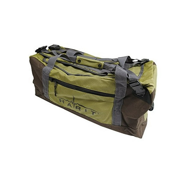 Habit Sportsman Brown Water Resistant Outdoor 60L Travel Duffle Bag