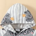 thumbnail image 5 of LAPAKIDS Newborn Infant Baby Boy Hooded Sweatshirt Tops Pants Clothes Outfits 2PCS Set 9-12 Months, 5 of 6