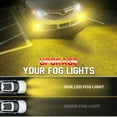 thumbnail image 6 of For 2010-2012 Toyota Prius Pair Bumper Yellow Fog Lights Driving Lamps Left&Right, 6 of 10